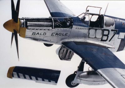 Guillermo's scale model P-51 Mustang.
