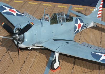 Guillermo's scale model SBD-3 Dauntless.