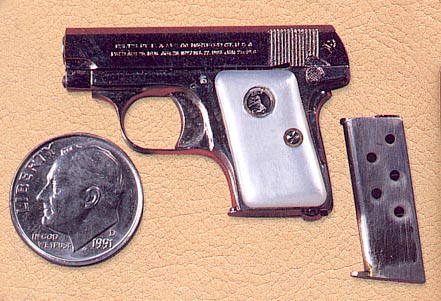This Colt .25 automatic pistol was also built in 1/3 scale.