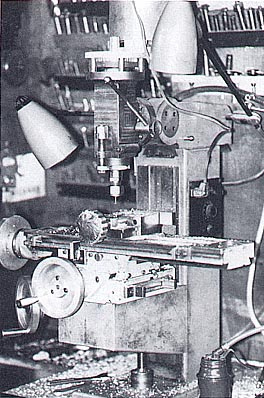 The new miller (milling machine), made by David in about 1980. 