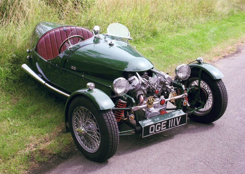 Barry’s fully restored 1934 Brooklands Morgan 3-Wheeler.