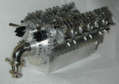 Another look at the nearly completed Merlin engine.