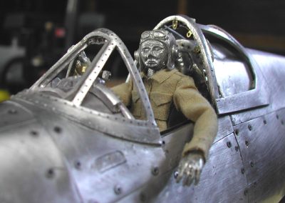 Young's hand-sculpted Corsair pilot.