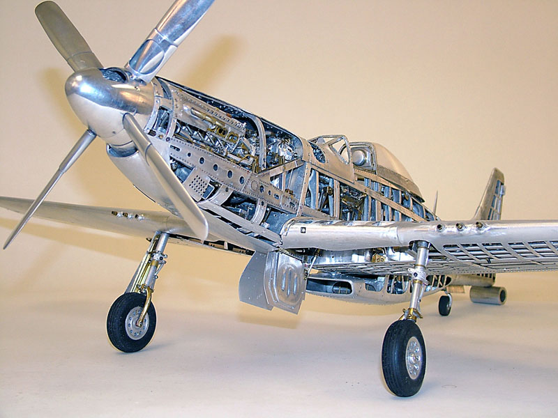 Young's scale model P-51 Mustang.