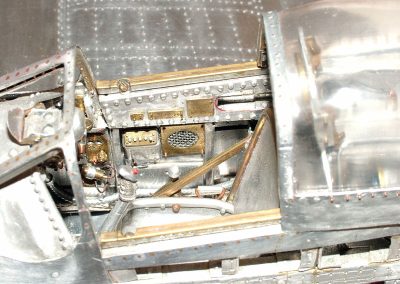 Some of the finer details of the Mustang cockpit.