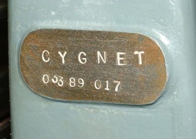 The Cygnet nameplate.