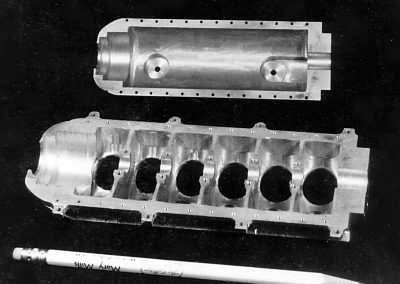 Progress on Alan's miniature V-12 engine.