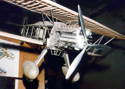 Alan’s 1/6 scale Curtiss-Wright P-6E biplane model.