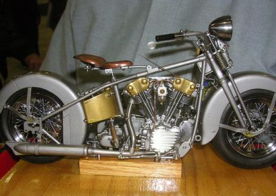 Jerry's 1/8 scale Knucklehead at the NAMES Expo.