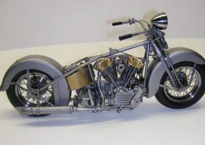 The other side of the nearly finished Knucklehead.