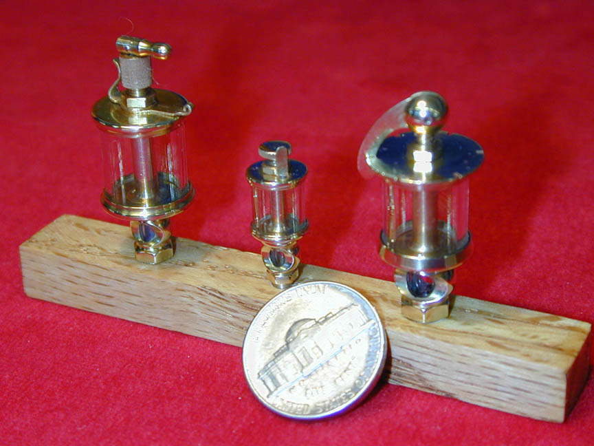 Functional miniature oilers in three different sizes.