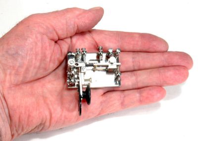 William's tiny Minikey telegraph speed key.