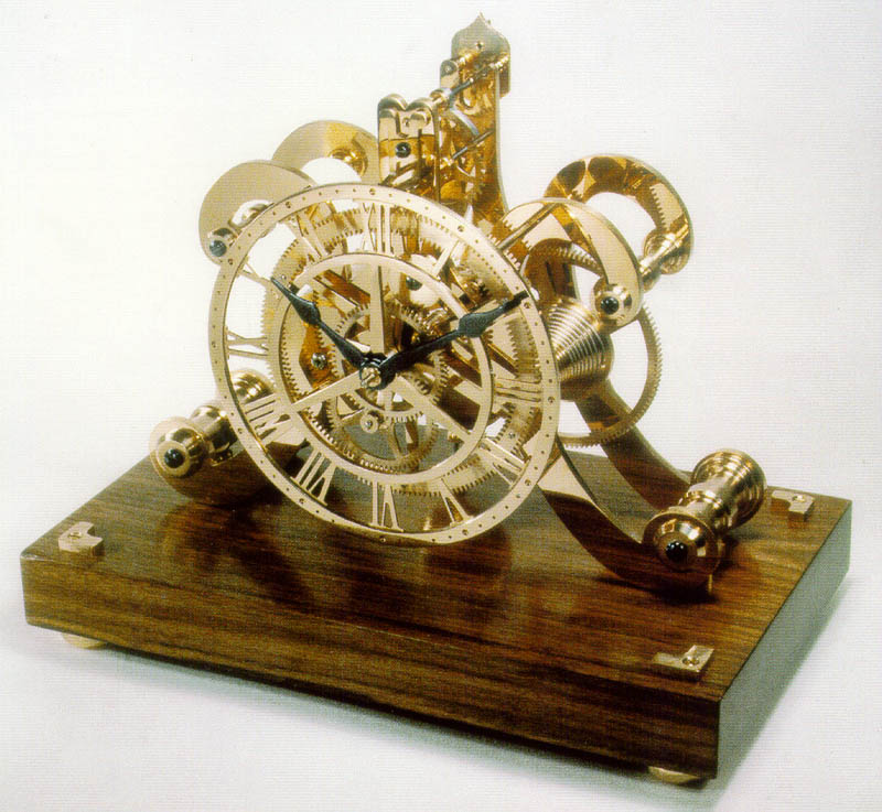 A second Strutt epicyclic train clock, which William built in 2003.