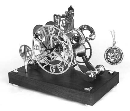 Mr. Smith's Strutt skeleton clock.