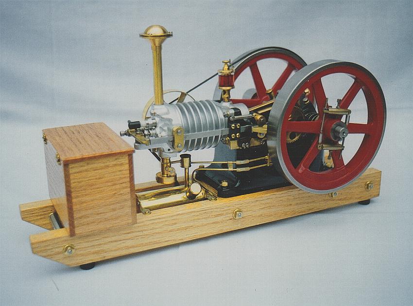 Jerry built this Associated Hired Man engine from a kit by Paul Briesch.