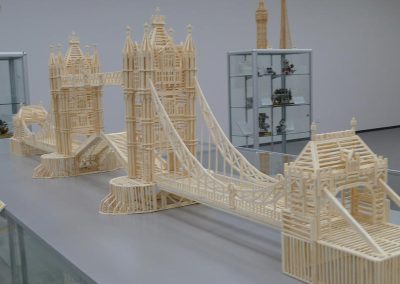 Ron's matchstick London Tower Bridge.