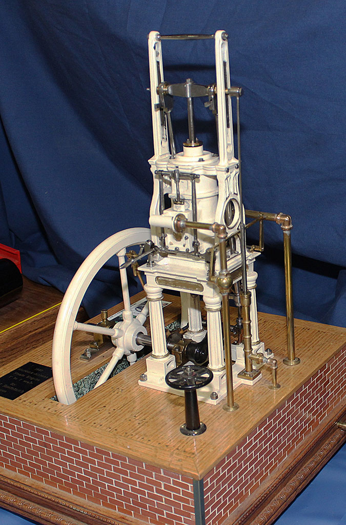 A 1/12 scale model 1840 Murdock-Aithens steam engine.