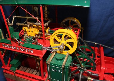 A closer look at the Holt steam tractor.