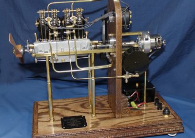 Clif's 1/6 scale 1909 Mercedes Aircraft Engine.