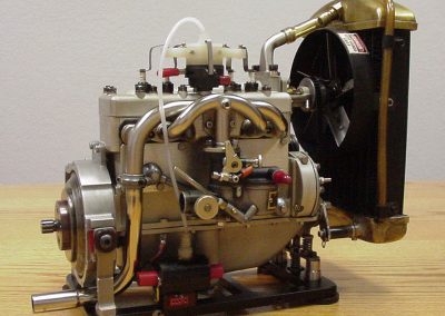 An alternate view of the Model A engine.