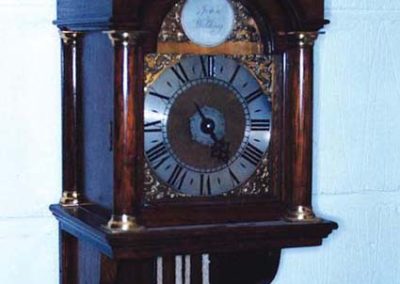 An 18th century style alarm clock.