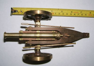 A 1/20 scale Italian falconet cannon.