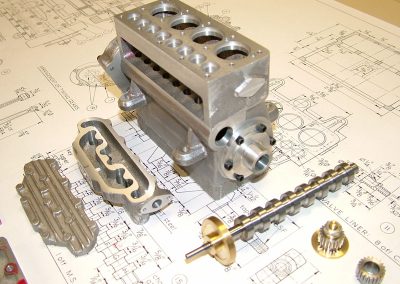 The components and block sit on top of the Seal plans.
