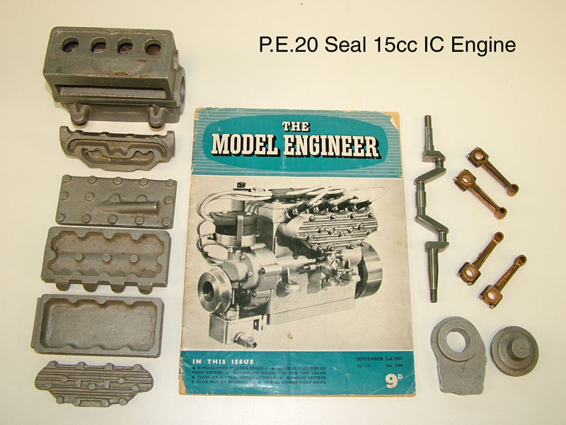 The original casting set for the Seal engine. 