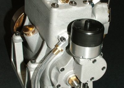 The front of the Seal engine with distributor in place.