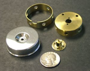 Dave Eggert’s air cleaner cover and mounting components.