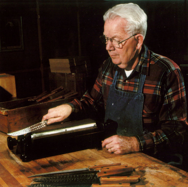 Mooney Warther’s son, Dave, continued to run the family cutlery business and the museum.