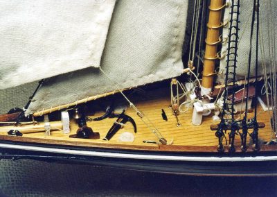 Another detail of the schooner.