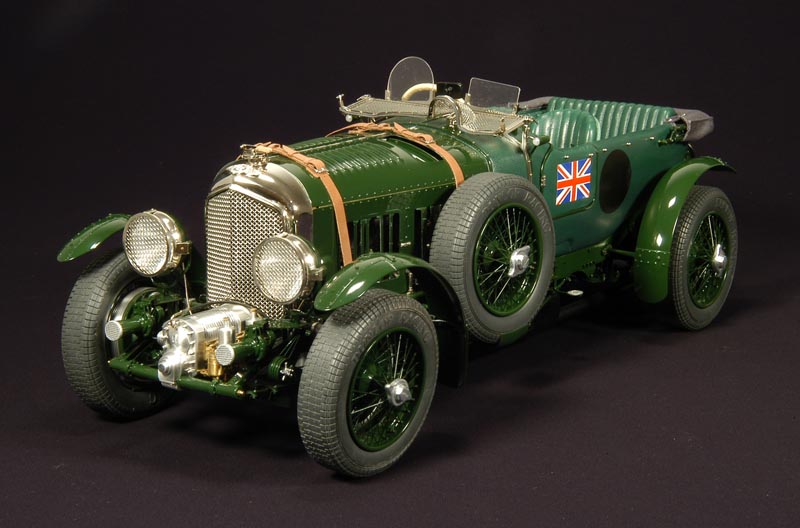 Francisco Pulido’s finished 1/10 scale 4.5 liter Blower Bentley. 