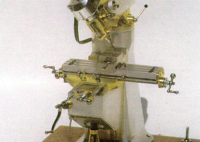 Gerhard’s 1/12 scale model Bridgeport "M Head" mill.