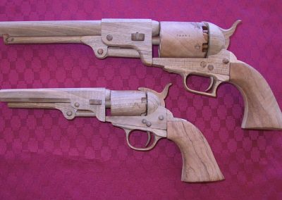 The assembled Pocket and Dragoon revolvers.