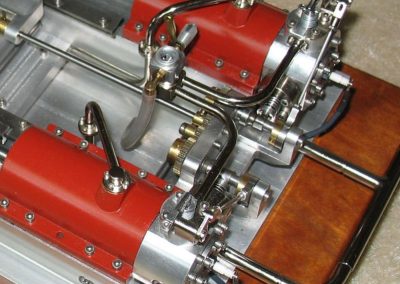 Doug's 2-cylinder Miller engine.