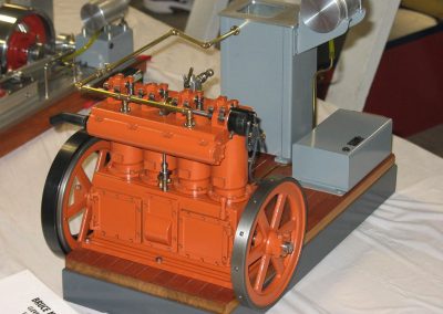 Doug's Bruce Macbeth engine on display.