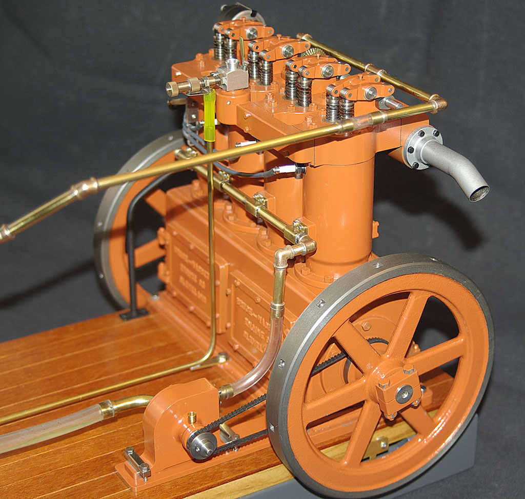 The Bruce Macbeth was scratch-built from steel and brass stock.