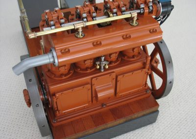 Doug's Bruce Macbeth engine on display.
