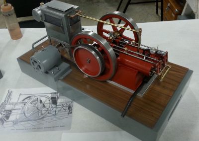 Doug's Titan engine on display.