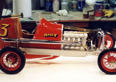 Will's #3 sprint car was built at 1/4 scale. The plans were from Ray Kuhn’s reprints, and were for a full-size dirt car (considered a Sprint car today).