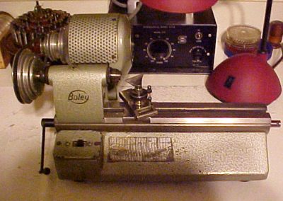 An 8 mm Boley lathe from around 1970.