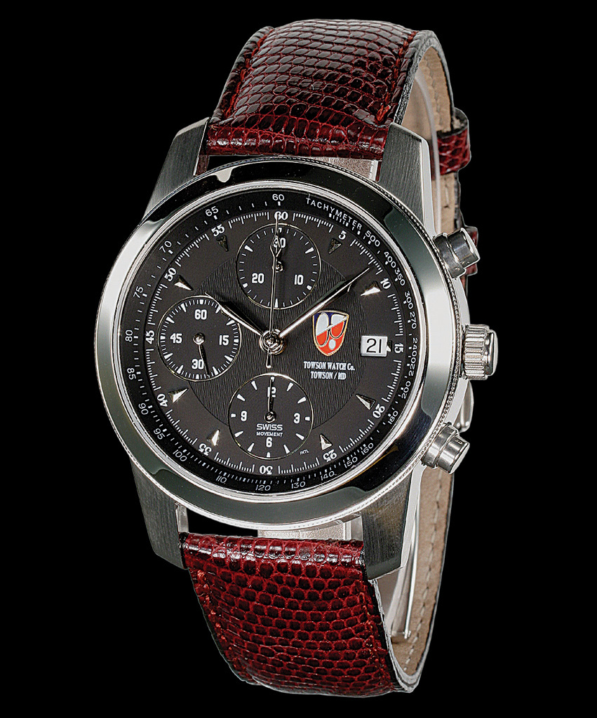 The Mission watch made by Towson Watch Company. 