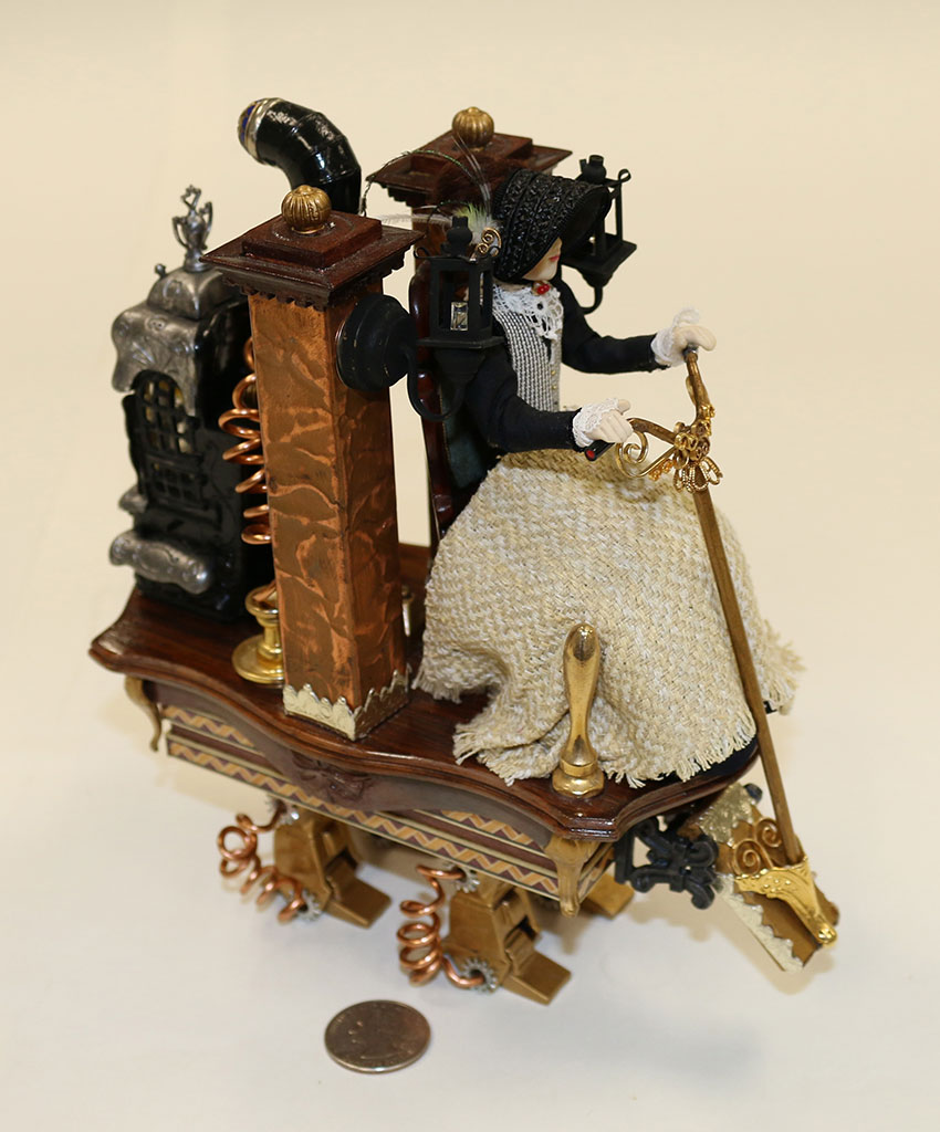 This 1/12 scale miniature titled, “People Mover” is from the collection of Michael Sue Nanos.