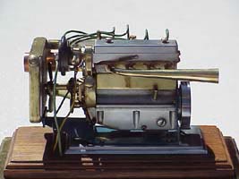 A side view of the miniature Coyotee engine.