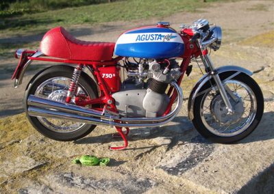 Pere’s 1/5 scale model of an MV Agusta 750 S motorcycle.