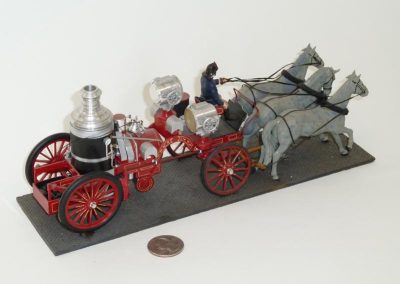 A 1900 American LaFrance fire engine.