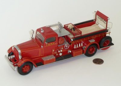 Tom’s 1/32 scale 1937 Mack Type 21 model from the FDNY.