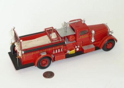 Tom’s 1/32 scale 1937 Mack Type 21 model from the FDNY.