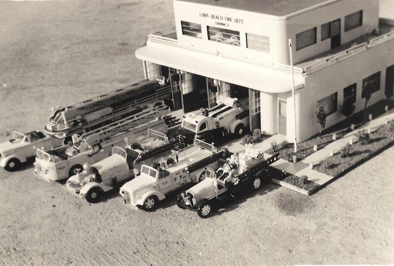 Tom’s scale Luna Beach Fire Department circa 1949.